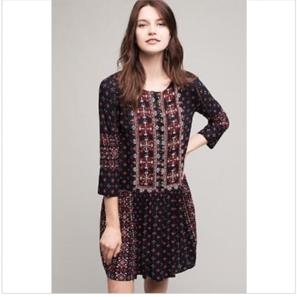 Anthropologie Vanessa Virginia Kaleidoscope Dress - Picture 11 of 11